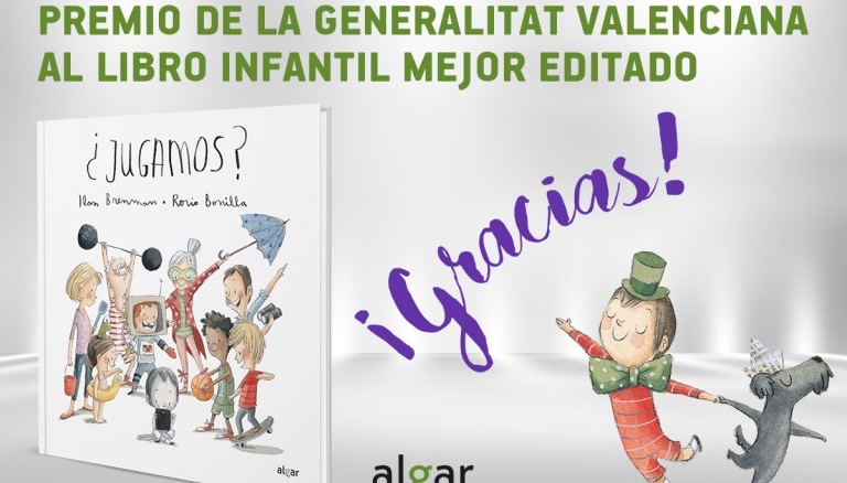“¿Jugamos?” gana el Premio al Libro Infantil Mejor Editado de la Generalitat Valenciana