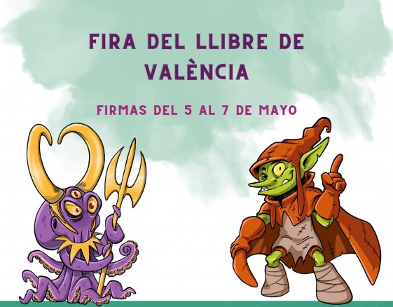 Descubre dónde firmarán los autores y autoras de Algar en la Fira del Llibre de València