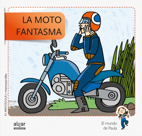 La moto fantasma Mayúscula y manuscrita