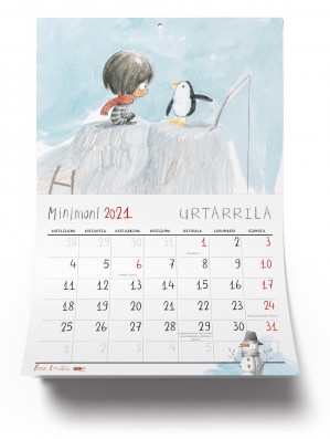 Calendario Minimoni 2021 Euskera
