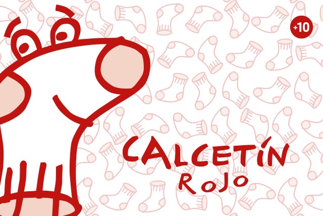 Calcetín Rojo