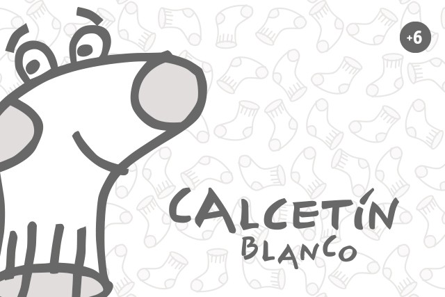 Calcetín Blanco