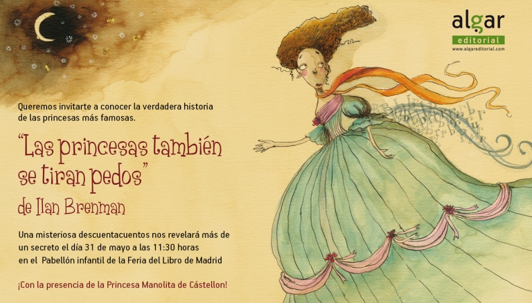 El autor de 'Las princesas también se tiran pedos' visita España