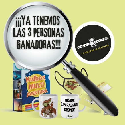 ¡Ya tenemos las 3 personas ganadoras del sorteo Agencia Kronos!