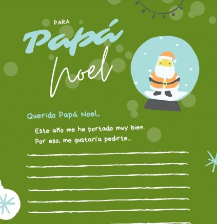 ¡Esta Navidad vuelve a lo grande! Descarga la carta a Papá Noel